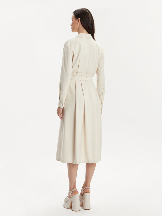 MAX&Co. MAX&Co. Rochie tip cămașă Armilla 2416221032200 Bej Regular Fit