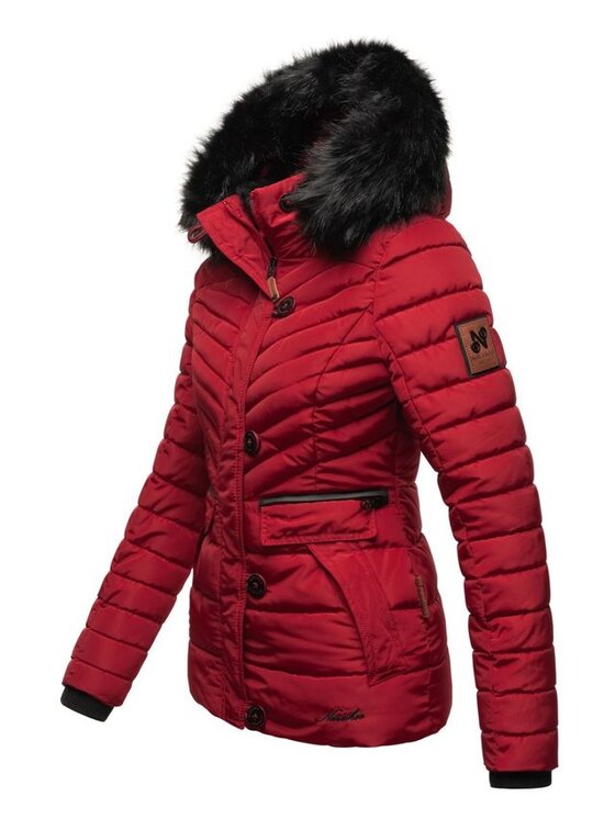 Navahoo Navahoo Kurtka zimowa Wisteriaa Czerwony Casual Fit