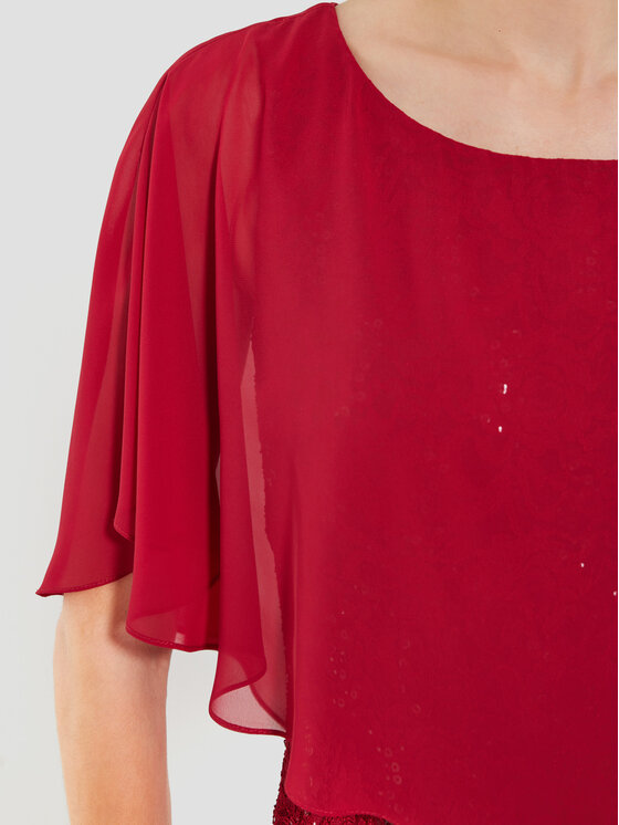 Swing Swing Abito da cocktail 77760410 Rosso Regular Fit