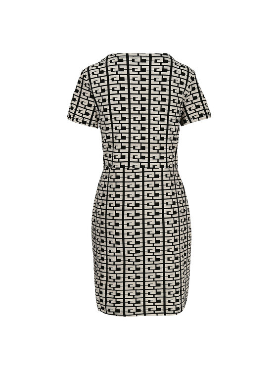 Perso Perso Sukienka codzienna RBE224809F Biały Regular Fit