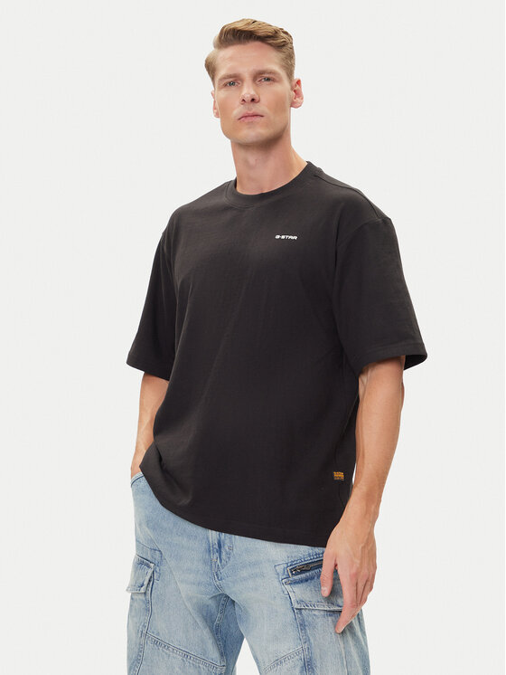 G-Star Raw G-Star Raw T-Shirt Base D26817-D593 Černá Boxy Fit