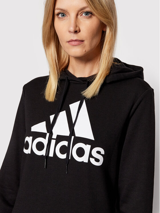 adidas Džemperis Essentials GM5514 Juoda Relaxed Fit • Modivo.lt