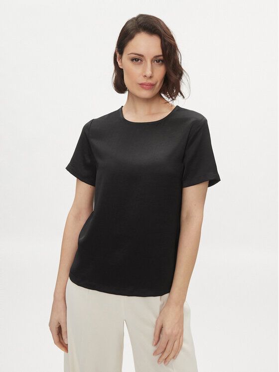 Weekend Max Mara Weekend Max Mara Блузка Torres 2415941061 Чорний Regular Fit