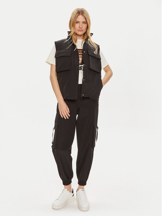 Guess Guess Veste Aurelie V4YL00 WG982 Melns Regular Fit