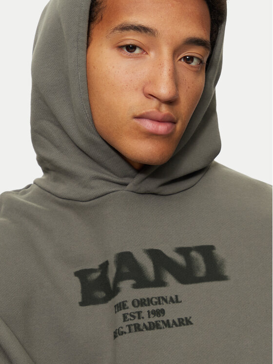 Karl Kani Karl Kani Суитшърт Retro Sprayed 60210110 Сив Regular Fit