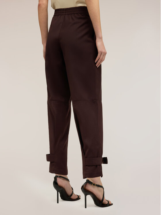 Motivi Motivi Pantaloni di tessuto P00EQ004562N022 Marrone Regular Fit
