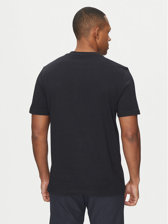 BOSS BOSS T-shirt Tape Logo 50530990 Tamnoplava Regular Fit