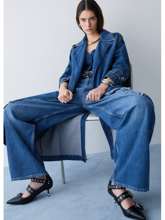 Liu Jo Liu Jo Trench UA6174D031979010 Azzurro chiaro Regular Fit