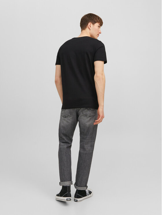 Jack & Jones Jack & Jones Tricou Corp 12151955 Negru Standard Fit