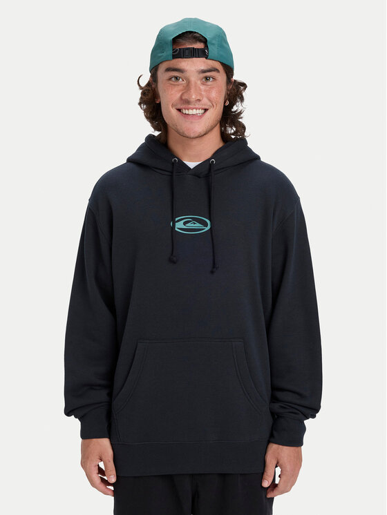 Quiksilver Quiksilver Bluză Salt Water Graphic EQYFT05126 Negru Regular Fit