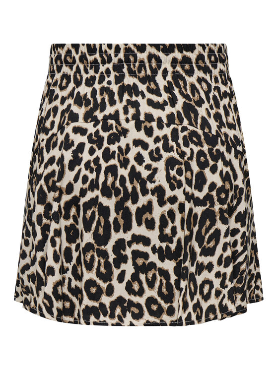ONLY ONLY Spódnica mini 15322967 Brązowy Regular Fit
