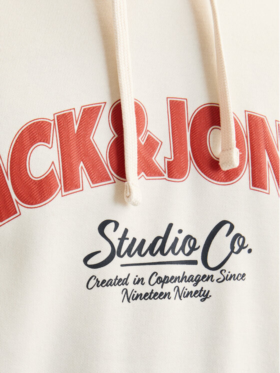 Jack&Jones Jack&Jones Felpa Bronx 12262919 Écru Regular Fit