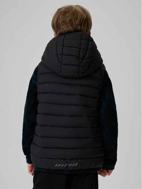 4F 4F Gilet 4FJRAW26TVJAM431-20S Nero Regular Fit