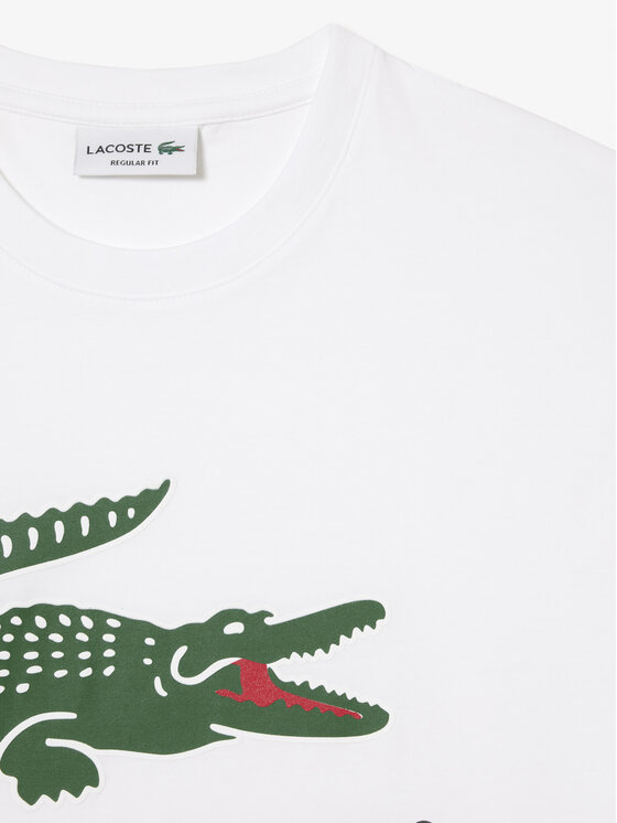 Lacoste Lacoste T-Shirt TH1285 Bílá Regular Fit
