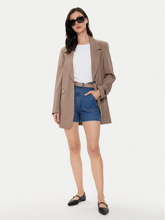 United Colors Of Benetton United Colors Of Benetton Džinsiniai šortai 42CLD9015 Mėlyna Regular Fit