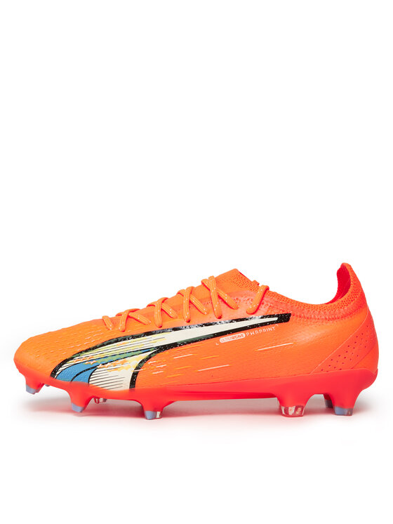 Puma Puma Buty do piłki nożnej Ultra Ultimate FG/AG 107163 01 Pomarańczowy
