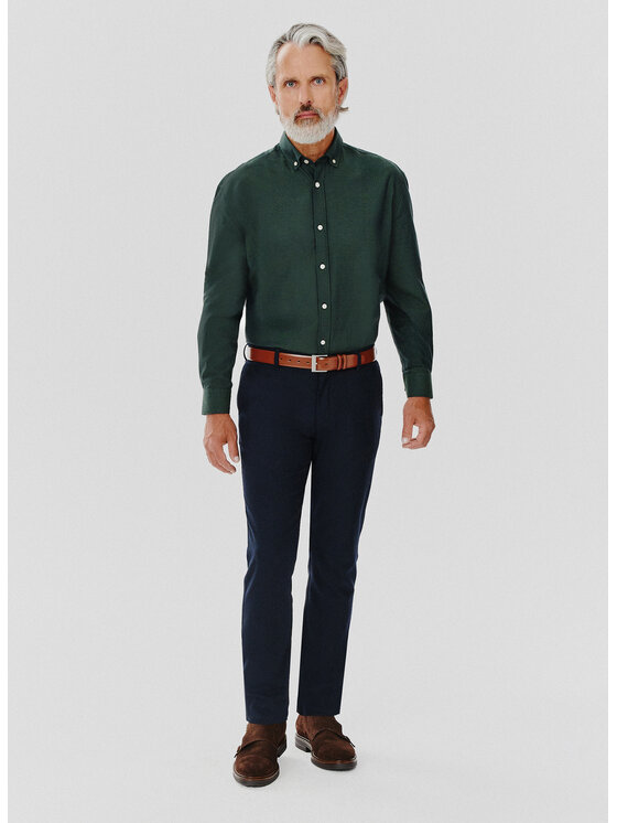 Pako Lorente Pako Lorente Koszula P24WF-1X-029 Zielony Classic Fit
