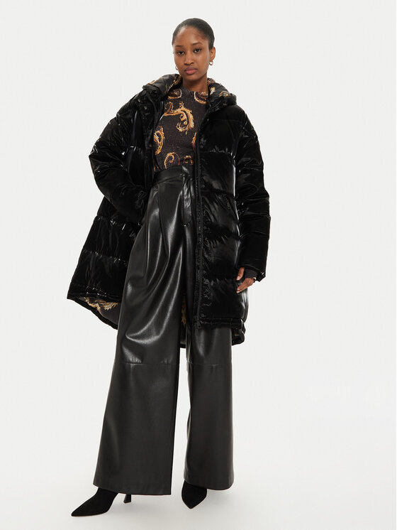 Versace Jeans Couture Versace Jeans Couture Зимно яке 77HASD19 Черен Loose Fit