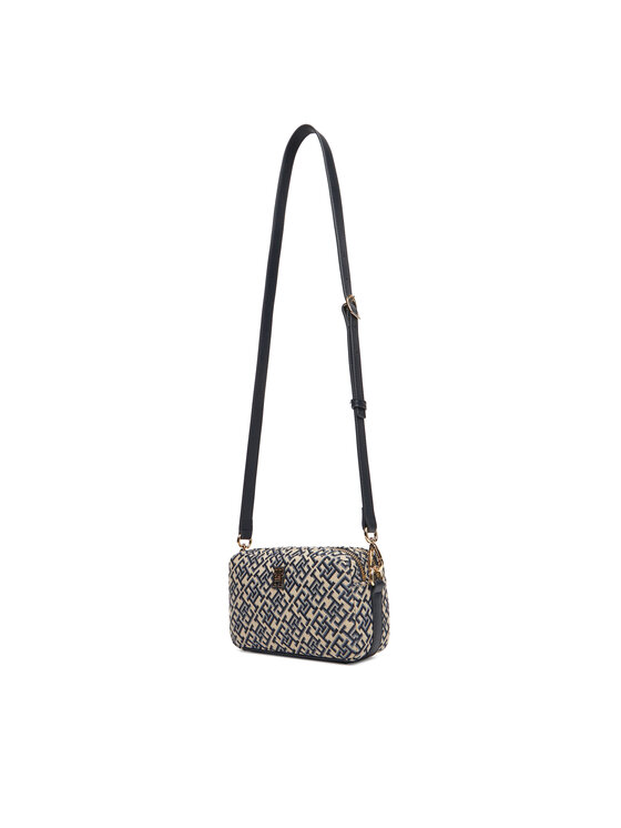 Tommy Hilfiger Tommy Hilfiger Torbica Th Jacquard Camera Bag AW0AW17443 Tamnoplava