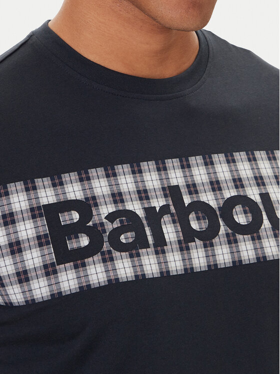 Barbour Barbour Tričko MTS1496NY91 Tmavomodrá Regular Fit