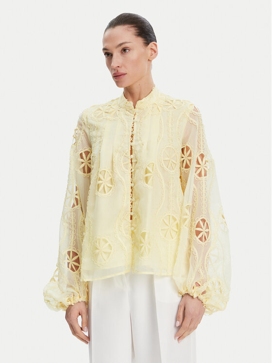 Bardot Bardot Cămașă Libbie 59892TB Galben Regular Fit