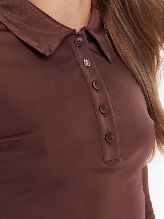 HUGO HUGO Bluse Darosevil 50543100 Braun Regular Fit