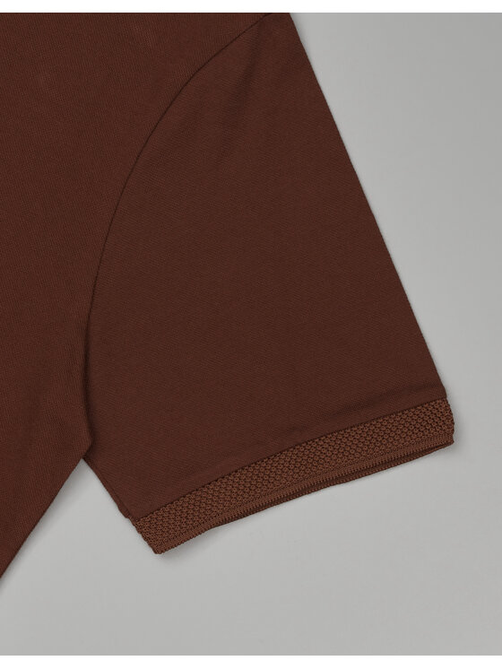 Borgio Borgio Polo matteo 01 Miedziany Classic Fit
