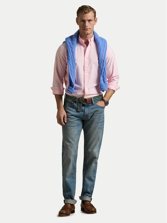 Polo Ralph Lauren Polo Ralph Lauren Koszula 710953704001 Różowy Custom Fit