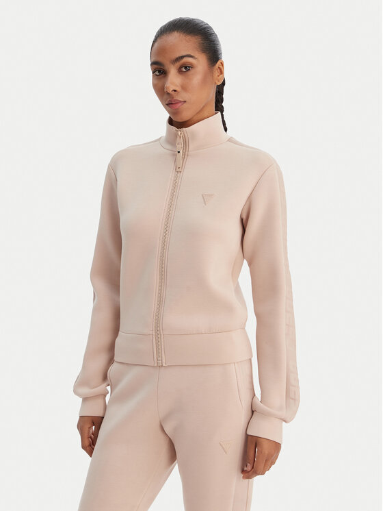 Guess Guess Mikina V2YQ17 K7UW2 Béžová Regular Fit