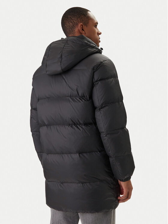 Tommy Jeans Tommy Jeans Пухено яке Essential DM0DM20466 Черен Regular Fit