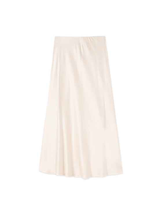 Oltre Oltre Spódnica maxi 1065J000292N002 Biały A-Line Fit