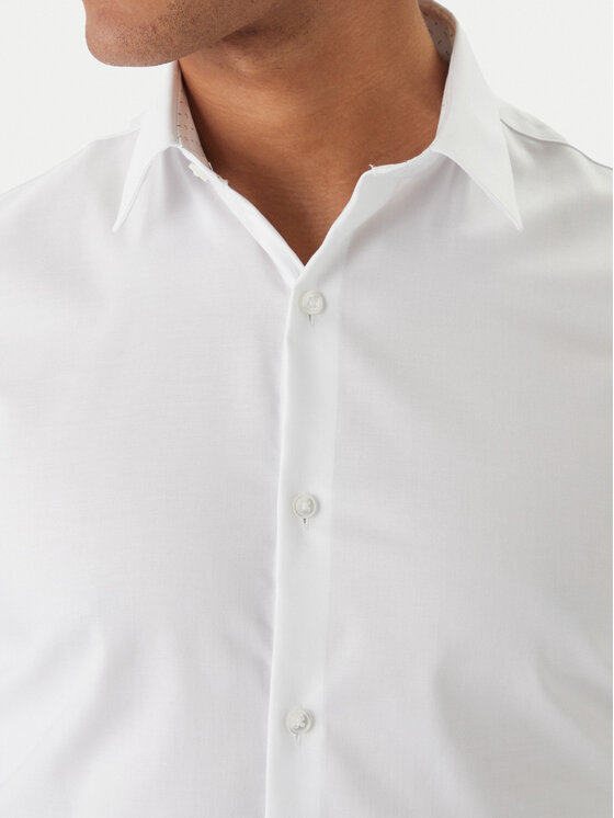 Calvin Klein Calvin Klein Košile LV019EU053 Bílá Slim Fit