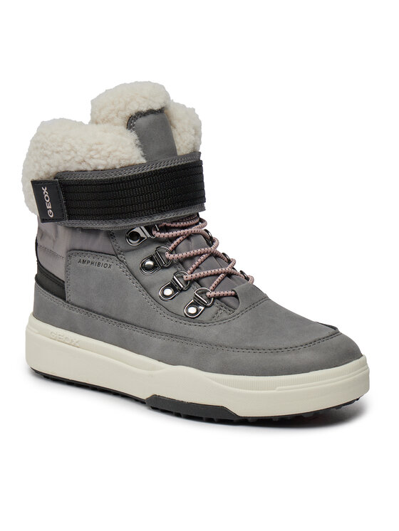 Geox Geox Ботуши J Bunshee Pg Girl B J36HSA 0MEFU C1006 D Сив