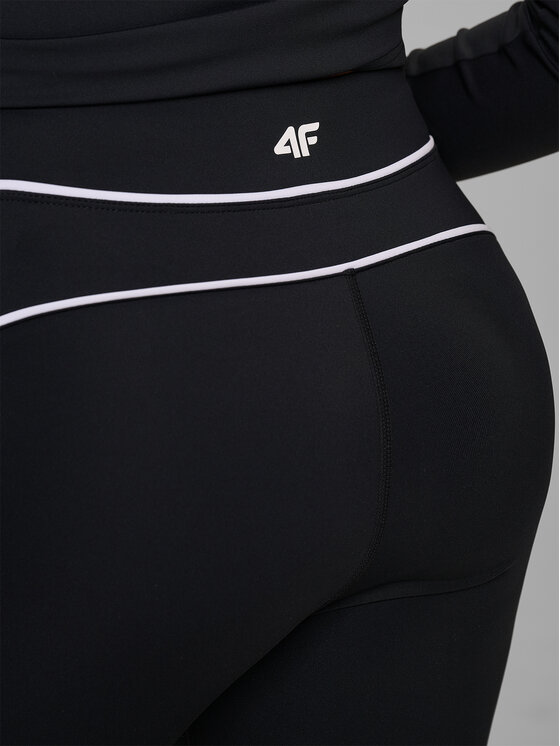 4F 4F Legginsy COURT SOCIETY Czarny Slim Fit
