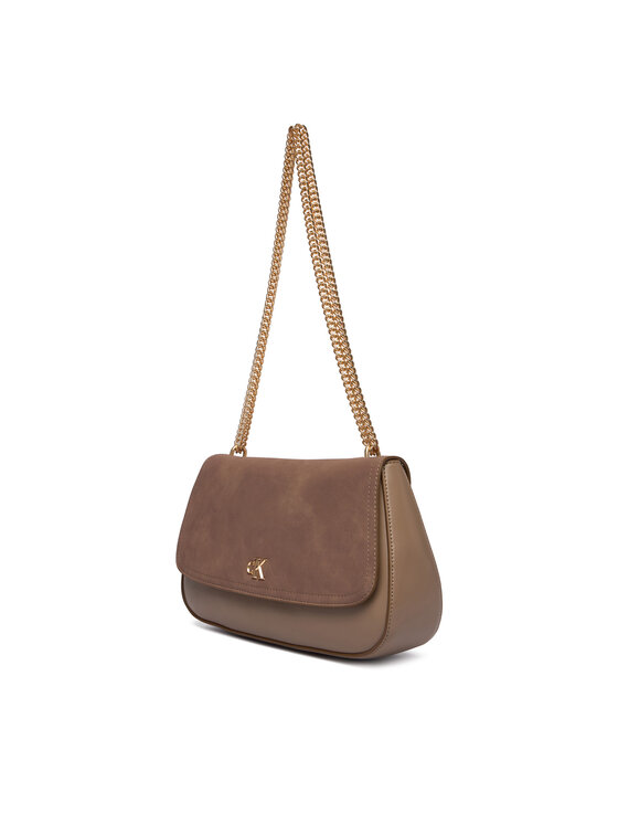 Calvin Klein Calvin Klein Handtasche Ck Conv Chain Brushed Medium Bag LV04F3407G Beige