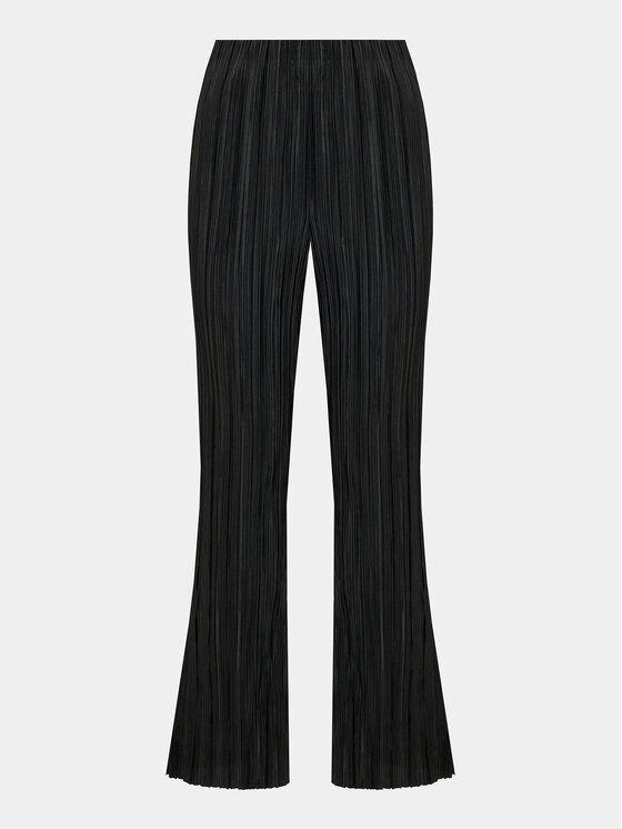 Edited Pantaloni din material Zelinda Negru Flared Leg