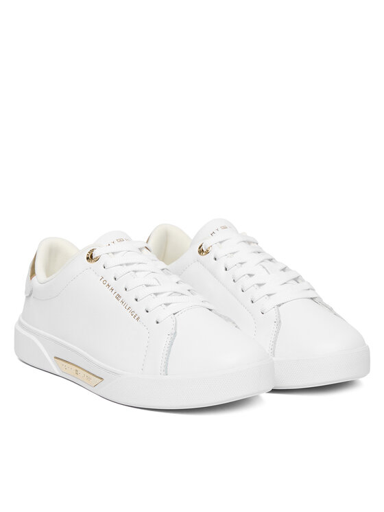 Tommy Hilfiger Tommy Hilfiger Sneakersy Essential Chic Court Sneaker FW0FW09019 Bílá