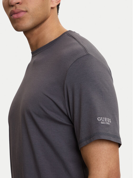 Guess Guess T-Shirt M6RI62 JR06K Šedá Regular Fit