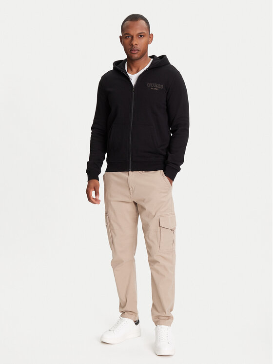 Guess Guess Μπλούζα M5YQ48 KCN01 Μαύρο Regular Fit