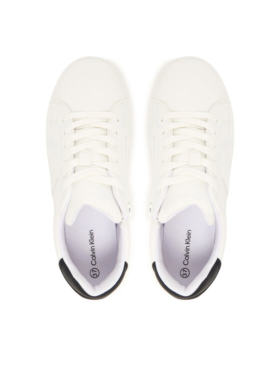 Calvin Klein Calvin Klein Sneakersy Low Cut Lace-Up V3X9-83293-1355 D Bílá