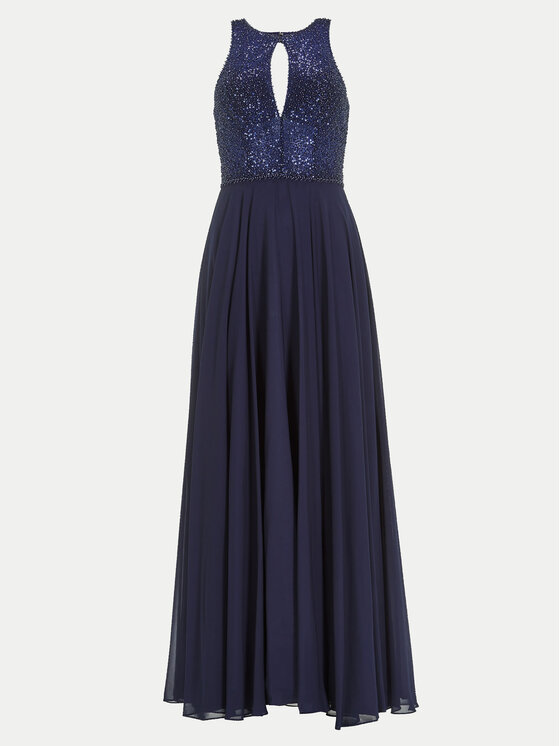 Hey Kyla Hey Kyla Abendkleid 5AI053HK Dunkelblau Regular Fit