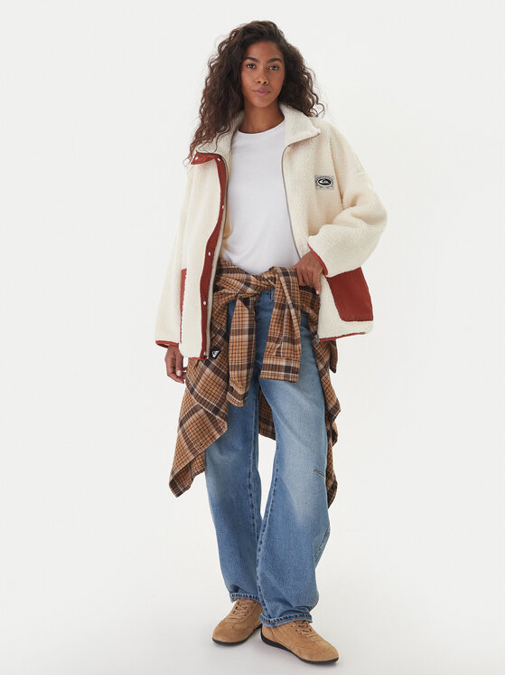 Quiksilver Quiksilver Prijelazna jakna EQWPF03007 Bijela Regular Fit