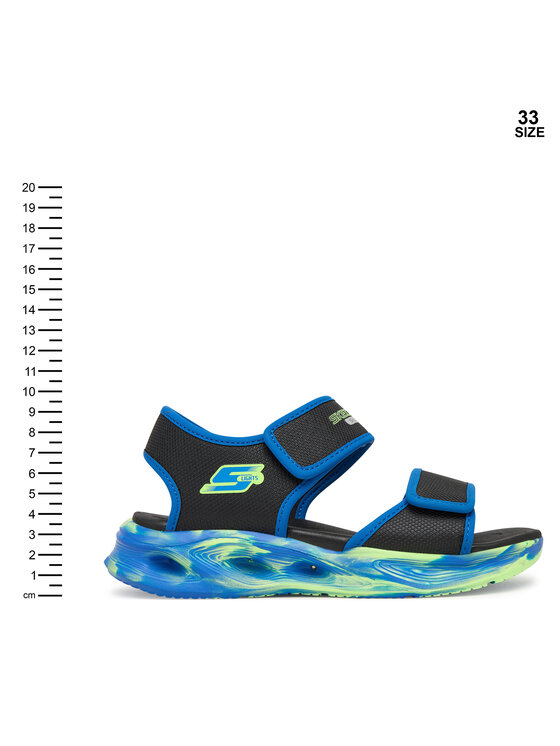 Skechers Skechers Sandales S-Lights: Sola Glow Sandal - Fusion Brights 407032L/BKBL Melns