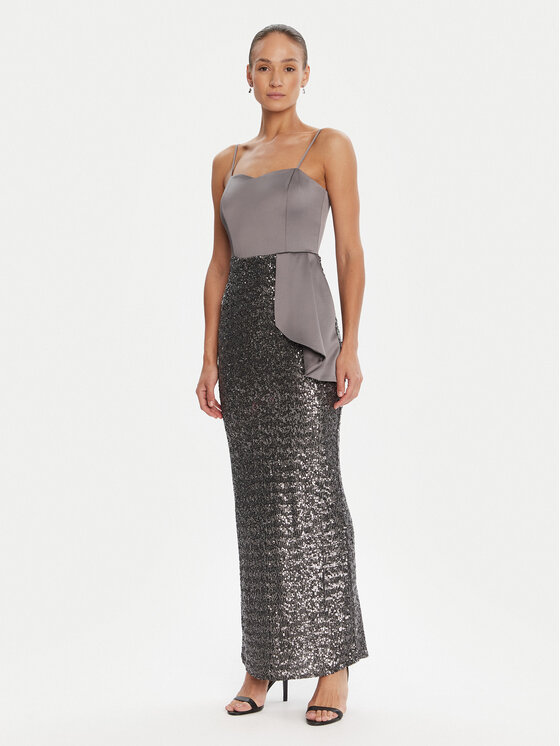 Rinascimento Rinascimento Abendkleid CFC0124976003 Grau Slim Fit