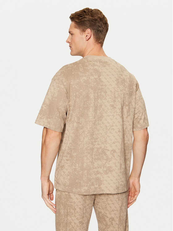 Guess Guess T-Shirt Z5RI16 I3Z14 Beige Boxy Fit