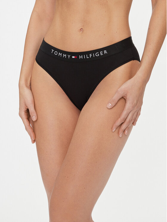 Tommy Hilfiger Klasiskās biksītes UW0UW04145 Melns