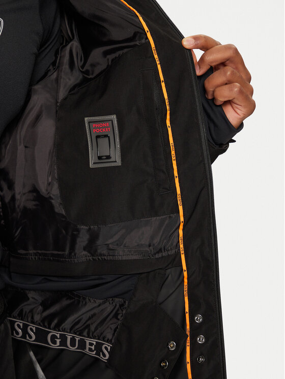 Guess Guess Skijacke M4PL3U WH0K0 Schwarz Regular Fit