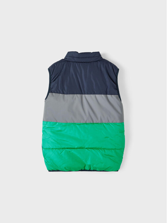 NAME IT NAME IT Prsluk 13211842 Zelena Regular Fit