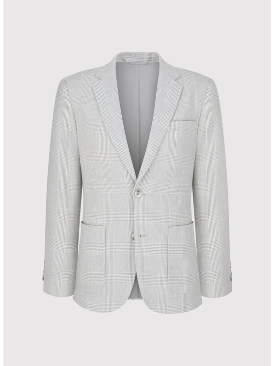 Pako Lorente Pako Lorente Marynarka P26SF-3X-024 Szary Slim Fit