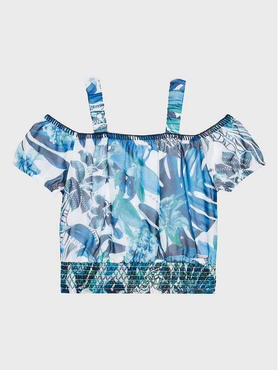 Guess Guess Palaidinė J3GH00 WA2T0 Mėlyna Regular Fit